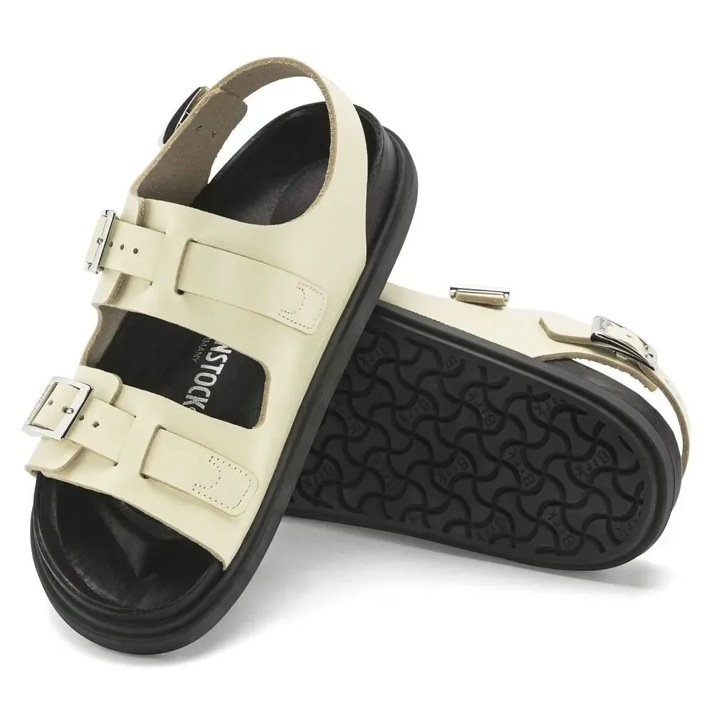 Birkenstock Women's Cannes Leather Exquisite Sandals Butter EU 36 NARROW NIB